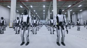 Китай 2025,  массовое производство человекоподобных роботов.