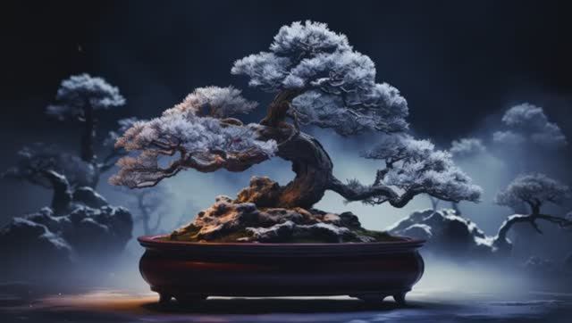 Zen Garden Winter Bonsai Meditation Music For Growth Relaxation