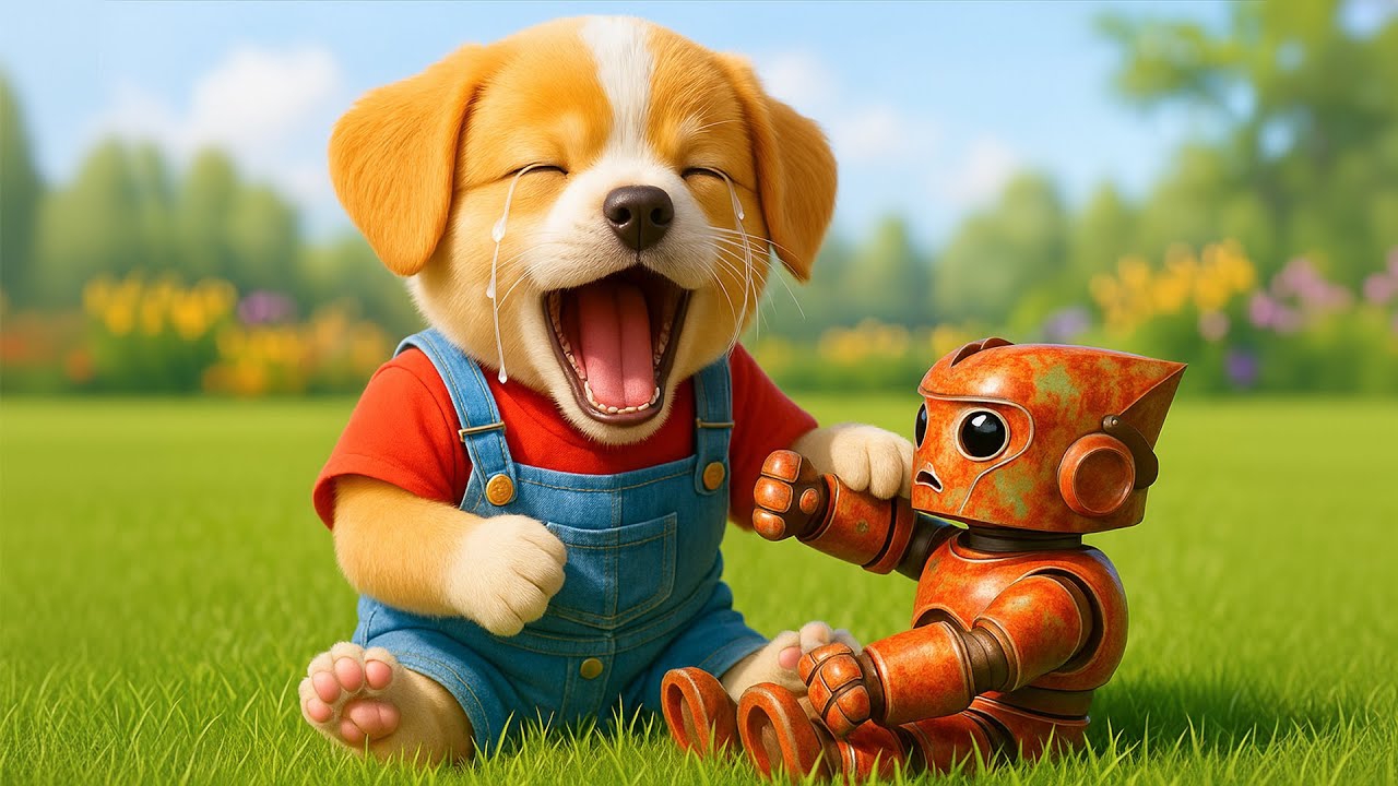 Мультики для детей, приключения сабачки и его друга робота 🤖, мультфильм для детей/мультик смотреть онлайн