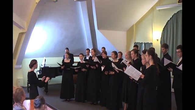 Ходош _ Буйный ветер _ Хор ПСТГУ . Дирижер лауреат конкурсов Анастасия Бычкова .