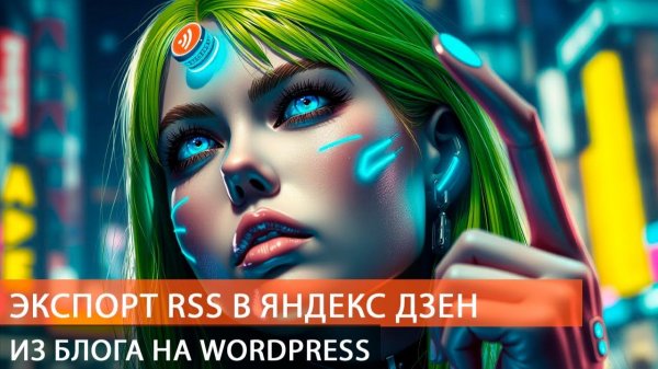 ЭКСПОРТ статей в ЯНДЕКС ДЗЕН из блога на WordPress