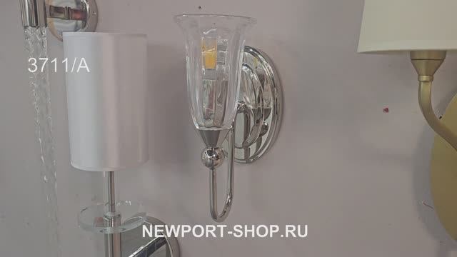 Бра Newport 3711/A Nickel
