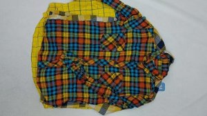 40449 ПРОДАН рубашки фланелевые мужские, 4пак, camicie flanele, секонд (extra) оптом