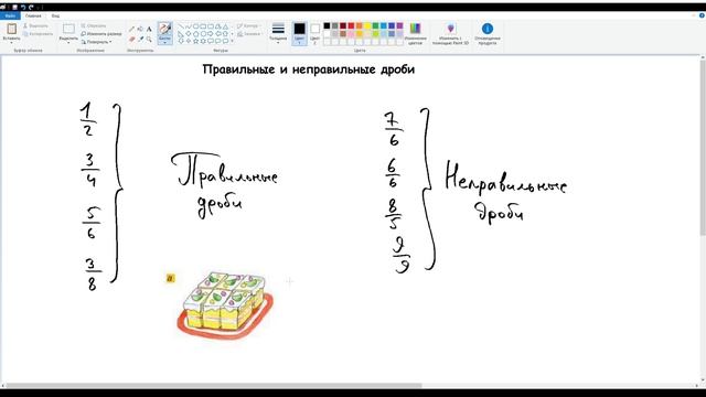 28. Правильные и неправильные дроби. Математика 5 класс смотреть онлайн