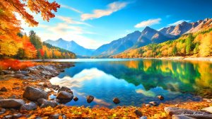 🍂 ОСЕННЯЯ УСПОКАИВАЮЩАЯ МУЗЫКА ДЛЯ СНА НА БЕРЕГУ ОЗЕРА 🎵 РАССЛАБЛЯЮЩАЯ МУЗЫКА ДЛЯ ДУШИ