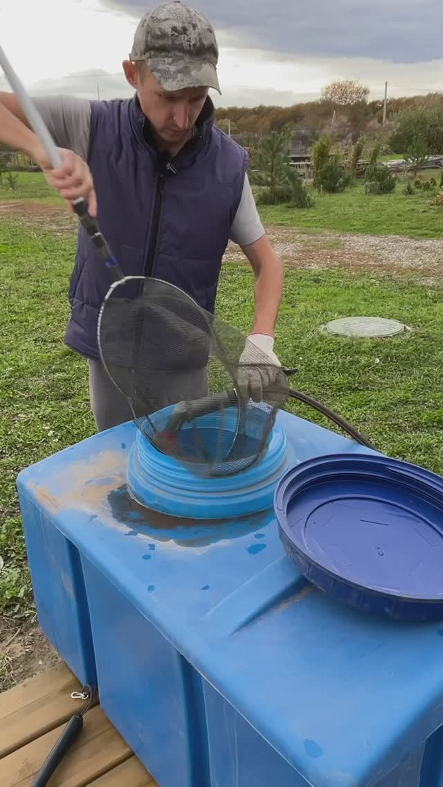 Бак для перевозки рыбы 300 литров с аэрацией в свой пруд