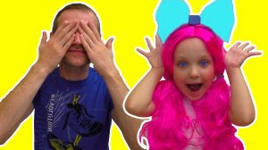 Лиза с папой и их забавные истории / Веселая песенка про прятки  / Видео для детей -Большой сборник