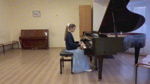 И.С.Бах. Инвенция d-dur (3-х голосная). Исп. Елизавета Перова, 4 Кл, г.Воронеж