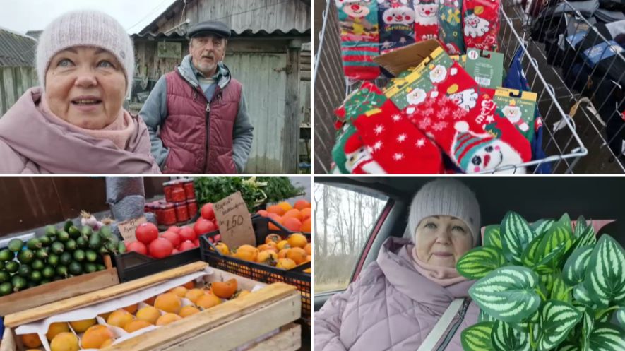 ЕДЕМ НА РЫНОК. МАЛЕНЬКИЕ ЖЕНСКИЕ РАДОСТИ. ПОСМОТРИМ ЧТО КУПИЛИ. смотреть онлайн