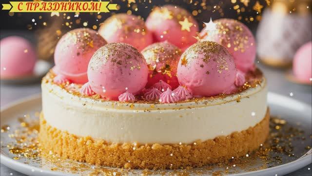 С Днём Рождения! Поздравление КРАСИВАЯ Открытка Видео смотреть онлайн