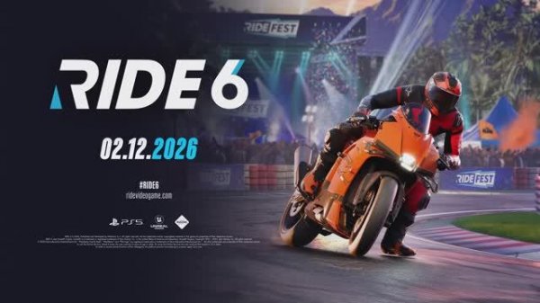 Ride 6 - Анонсирующий трейлер