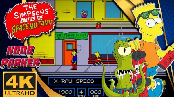 The Simpsons Bart vs. the Space Mutants Sega Mega Drive Genesis симпсоны ретро аркада