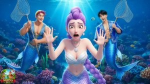 SIGMA GIRL WAR - СПАСЕНИЕ РУСАЛКИ РУМИ ОТ ЗАГОВОРА РУСАЛКИ ЭББИ И ДЖИНУ  KPOP Demon Hunters