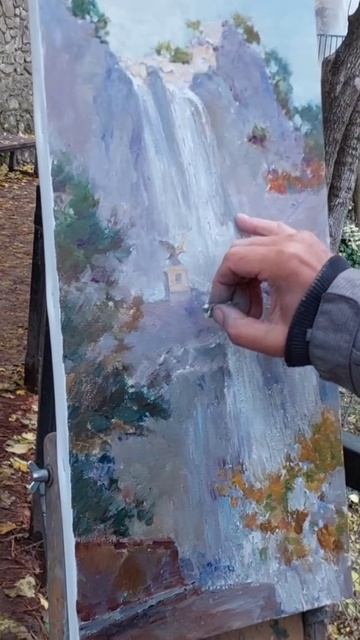 Живопись у водопада Учан-Су. смотреть онлайн