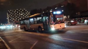 Автобус Нефаз 5299 борт 192875, маршрут 687 и автобус ЛиАЗ 5292 борт 081223, маршрут 436