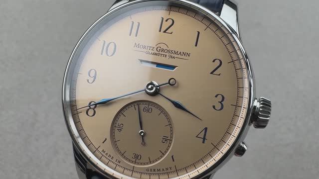Moritz Grossmann Power Reserve с лососевым циферблатом MG-003520