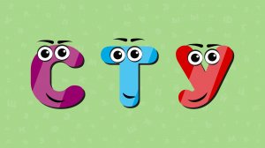 Весёлая азбука, буквы С,Т,У. Развивающие мультики для детей.