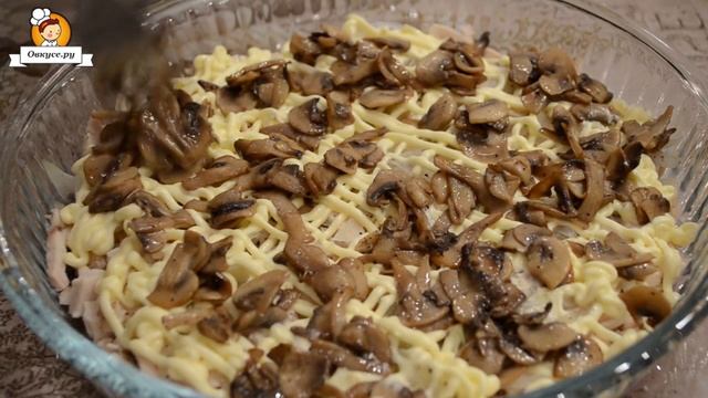 Салат «Снежные сугробы» смотреть онлайн