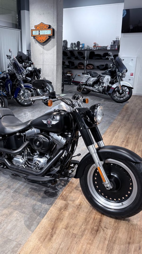 2013 Fat Boy ABS Black Denim