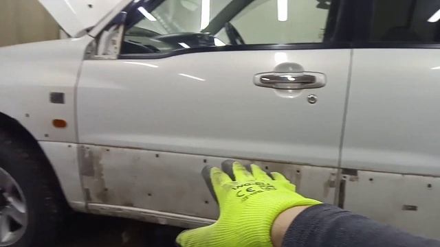 Suzuki Escudo обзор повреждений и начало ремонта смотреть онлайн