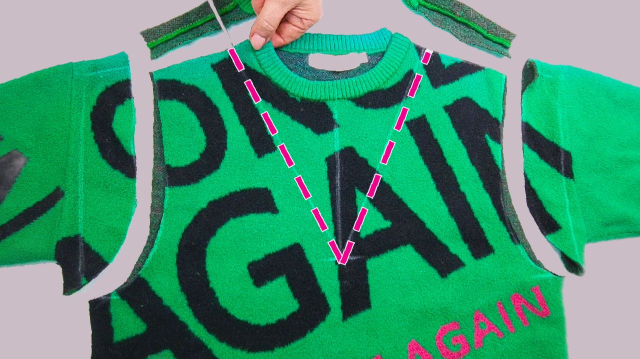 Не выбрасывайте старый свитер — посмотрите, что я сделала!✅ смотреть онлайн