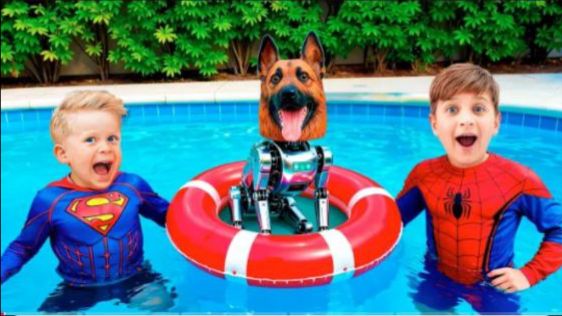 Рома и Оливер учатся быть супергероями Весёлые приключения для детей смотреть онлайн