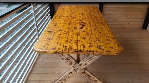 Самый простой Стол для беседки своими руками!!!