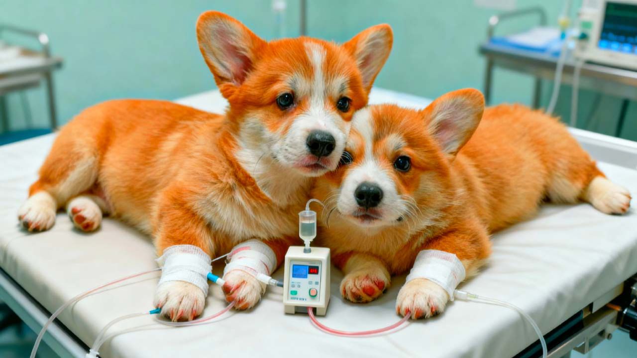 ПРЯНИК И КОРЖИК ОТРАВИЛИСЬ! ОНИ В БОЛЬНИЦЕ!! Хаски Бандит Говорящая собака смотреть онлайн