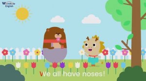 English song for kids. Body parts for kids