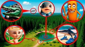 Мой дрон снял BOMBARDINO CROCODILO, TRALALERO TRALALA, TUNG TUNG TUNG SAHUR и других......