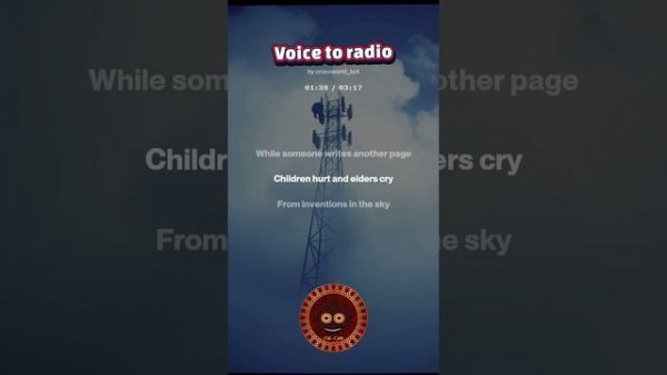 Voice to radio