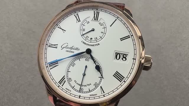 Оригинальный хронометр Glashütte Senator (1-58-01-02-05-50)