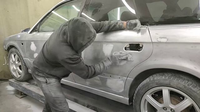 Subaru Legacy Подготовка к покраске (грунту) смотреть онлайн