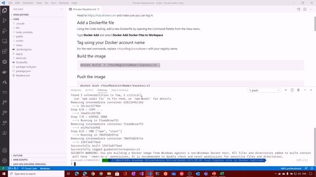 Docker Containers and Kubernetes Fundamentals – Full Hands-On Course - 008 Container Registries смотреть онлайн