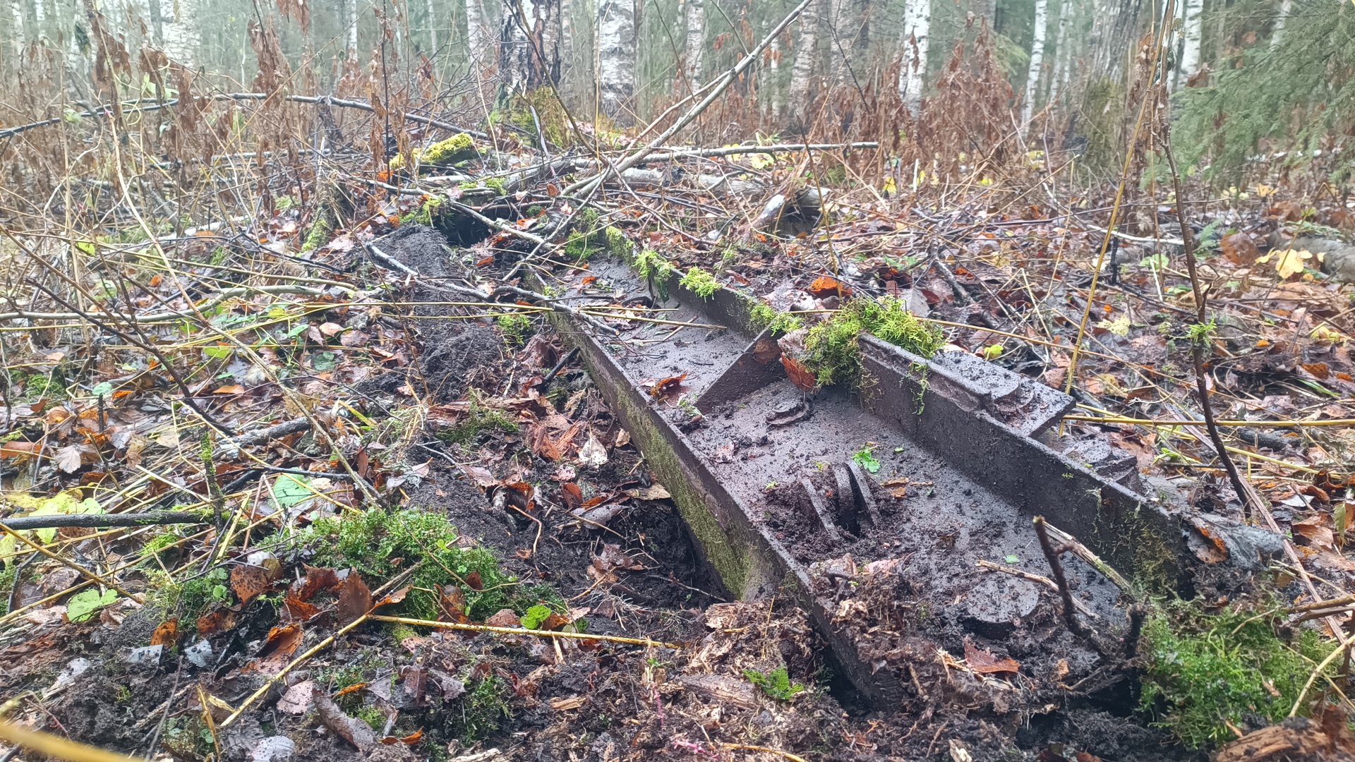 Вот это я удачно зашёл )))!!! Нашёл коники от УЖД платформы и отвал от ТДТ 55