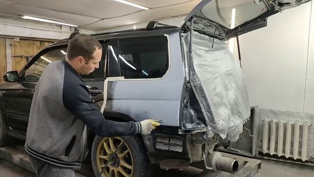 Subaru Forester, ремонт после стихийного бедствия. смотреть онлайн