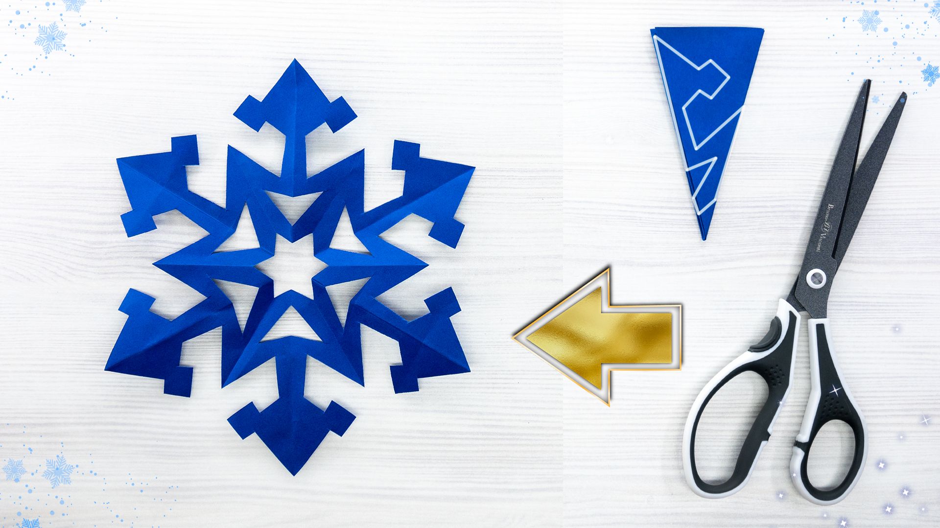 Easy DIY Paper Snowflake Tutorial For Christmas