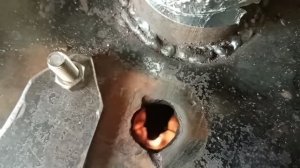 КОТЕЛ  НА ОТРАБОТАНОМ МАСЛЕ ИЗ ГАЗОВОГО + КИСЛОРОДНОГО  БАЛОНОВ  (своими руками)