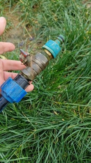 Ура успел до морозов слить водопровод - ВОТ