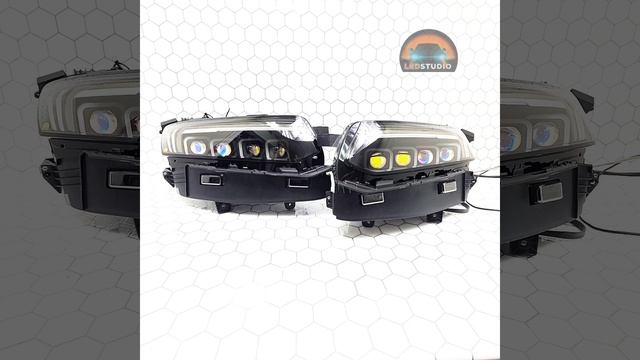 Geely Tugella модернизация света фар - два Bi led + 2 моно модуля на фару! смотреть онлайн