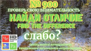 «Найди отличие» / «Spot the Difference» _ выпуск № 900