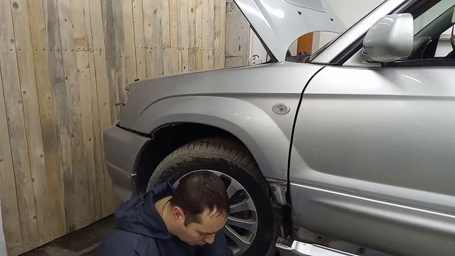 Subaru Forester sg5, кап. ремонт кузова, часть 1 (разборка и дифектовка. смотреть онлайн