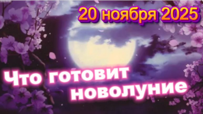 Что готовит новолуние 20 ноября! смотреть онлайн