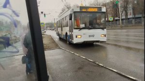 Поездка на троллейбусе Тролза-5275.07 «Оптима» № 2037, маршрут 5