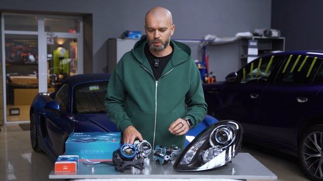 Тюнинг оптики Porsche Boxster S 981— Установка линз MTF Prisma