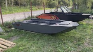 Обзор лодки нерегистрат GOONCH 4.0 Fish S в сером цвете