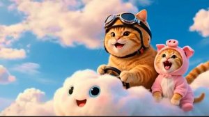 Мультики для детей, котик и его приключения, сборник мультиков/мультфильм