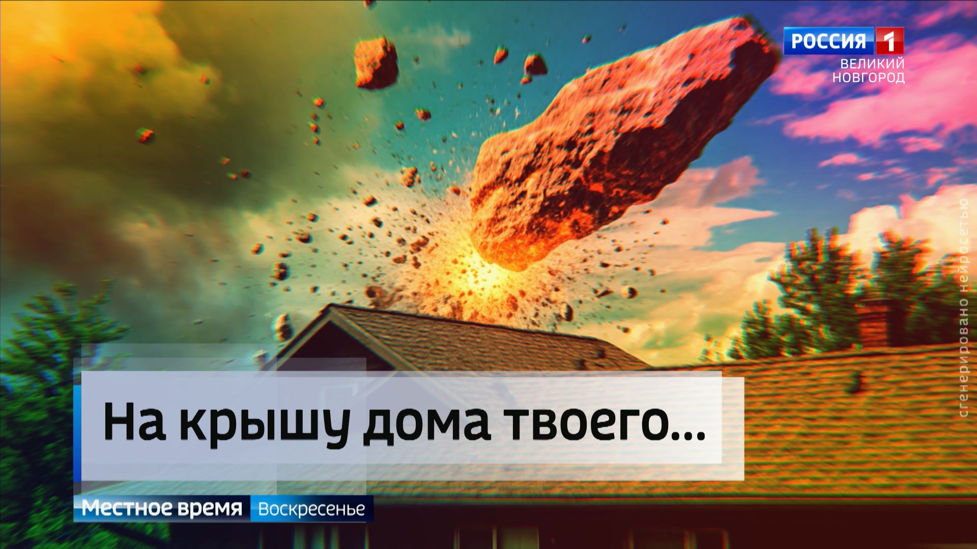 ГТРК СЛАВИЯ Метеорит пробил крышу дома в Окуловке 16.11.25 смотреть онлайн