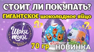 ОБМАН или БРАК! СТОИТ ли ПОКУПАТЬ? ГИГАНТСКИЕ шоколадные яйца ШОКИ ТОКИ НОВИНКА три кота и мимимишки