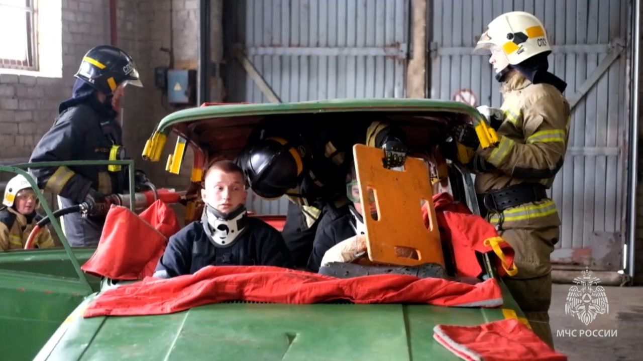 Тренировка по ликвидации последствий ДТП смотреть онлайн